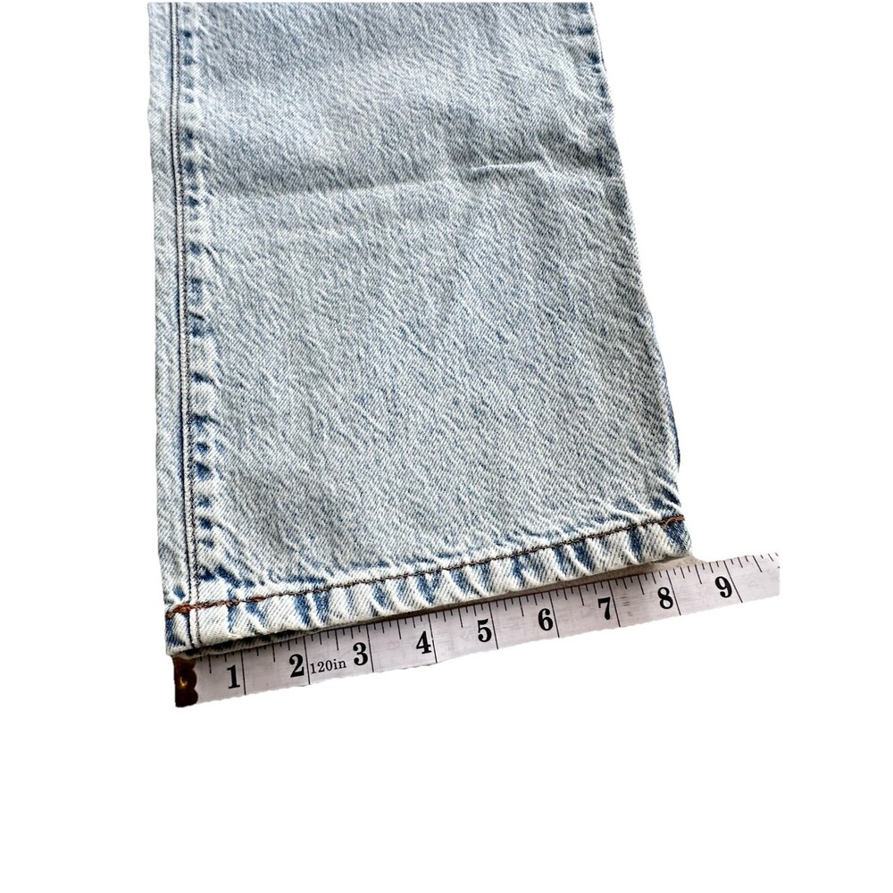 Cotton On Womens Light Wash Denim Loose Straight High Rise Size 26 - Picture 6 of 9